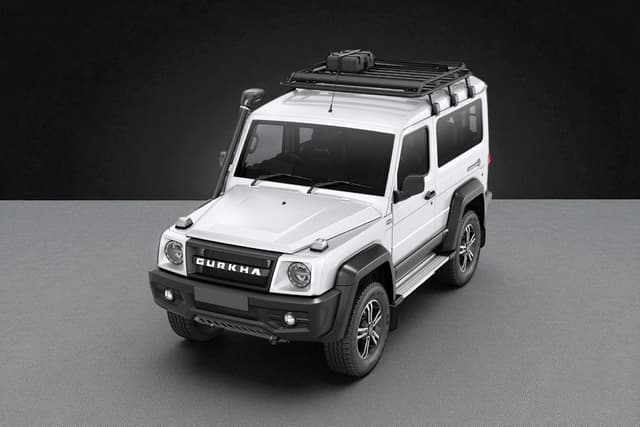 Force Gurkha 3 Door White Color Image